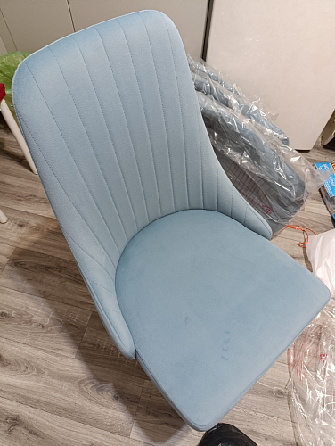Стул на металлокаркасе Kora white / gray фото покупателя 515
