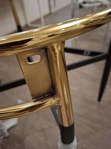 Кресло Lord gray / black / gold фото покупателя 3