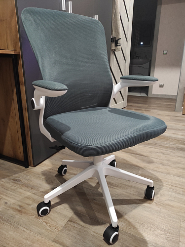 Компьютерное кресло Konfi blue / white фото покупателя 231