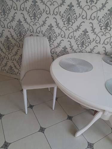 Стул на металлокаркасе Kora white / gray фото покупателя 225