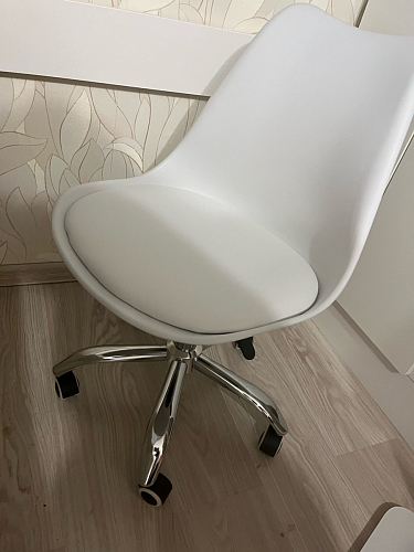 Компьютерное кресло Kolin с подушкой clear / white фото покупателя 83