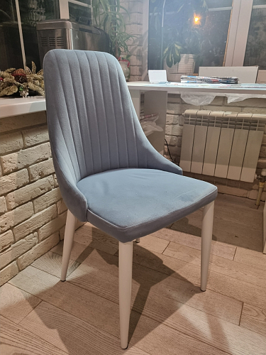 Стул на металлокаркасе Kora white / gray фото покупателя 411