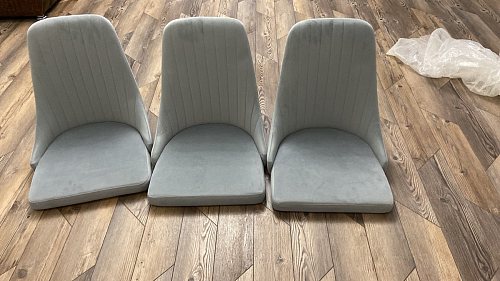 Стул на металлокаркасе Kora white / gray фото покупателя 491