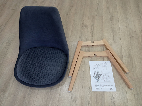 Деревянный стул Bonuss dark gray / wood фото покупателя 70