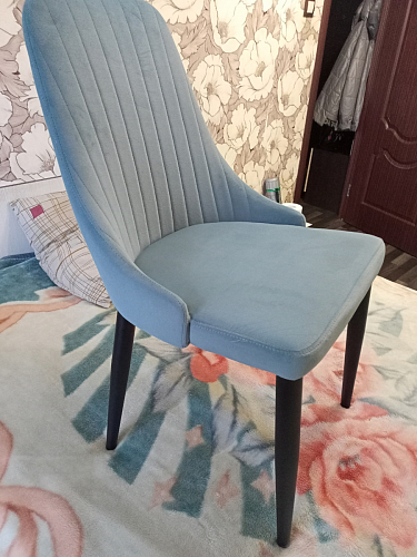 Стул на металлокаркасе Kora white / gray фото покупателя 275