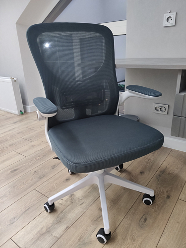 Компьютерное кресло Konfi blue / white фото покупателя 145