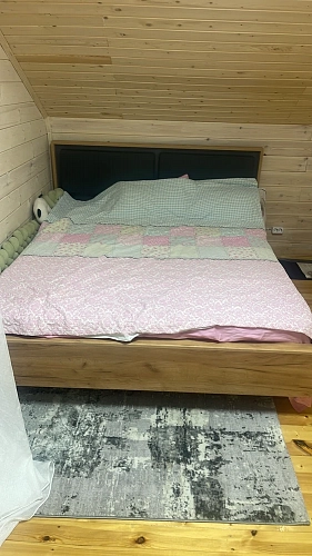 Полутораспальная кровать Клауд 140х200 парящая дуб крафт золотой / антрацит фото покупателя 168