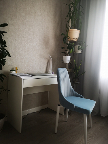 Стул на металлокаркасе Kora white / gray фото покупателя 212