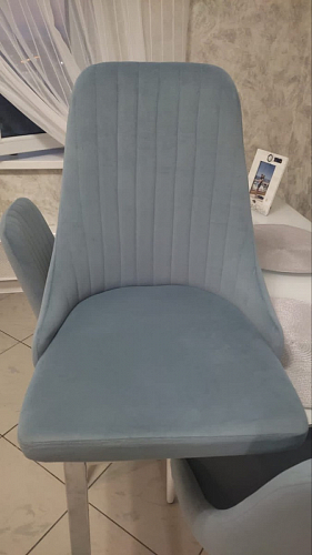 Стул на металлокаркасе Kora white / gray фото покупателя 331