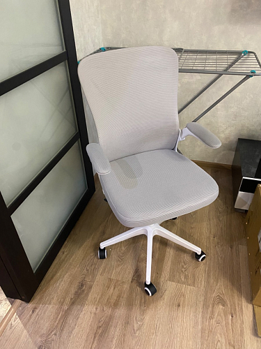 Компьютерное кресло Konfi blue / white фото покупателя 150