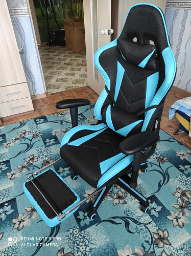 Компьютерное кресло Kano 1 light blue / black фото покупателя 3