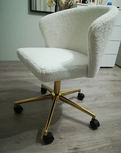 Компьютерное кресло Lika white teddy фото покупателя 31