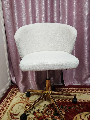Компьютерное кресло Lika white teddy фото покупателя 1