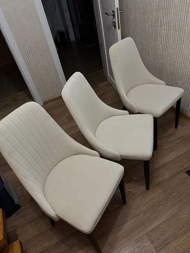 Стул на металлокаркасе Kora white / gray фото покупателя 156
