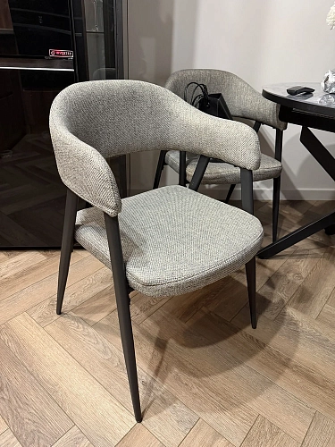 Стул на металлокаркасе Twin gray / black фото покупателя 19