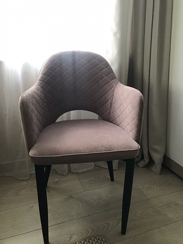 Стул на металлокаркасе Vener light purple фото покупателя 7