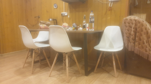 Деревянный стол Лота Лофт 140х80 белый матовый / бетон светлый фото покупателя 78