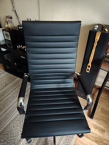 Компьютерное кресло Reus pu white / chrome фото покупателя 1