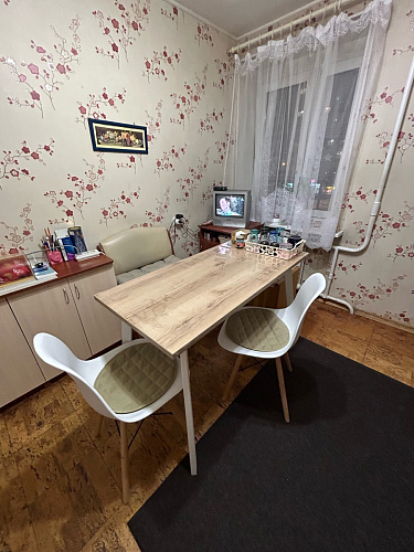 Деревянный стол Тринити Лофт 120x60 дуб делано темный / белый фото покупателя 312