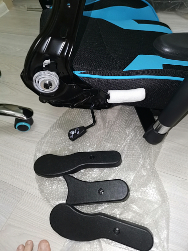 Компьютерное кресло Kano 1 light blue / black фото покупателя 69