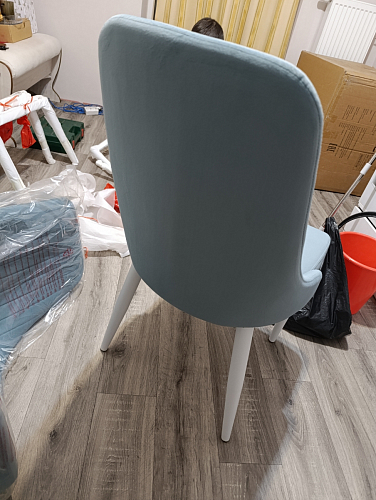Стул на металлокаркасе Kora white / gray фото покупателя 516