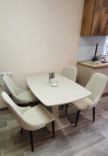 Стул на металлокаркасе Kora white / gray фото покупателя 422