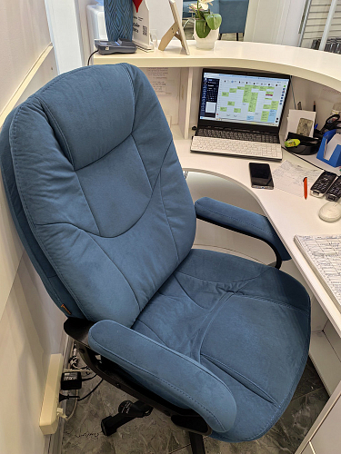 Компьютерное кресло Comfort Lux/Комфорт Люкс черный фото покупателя 89