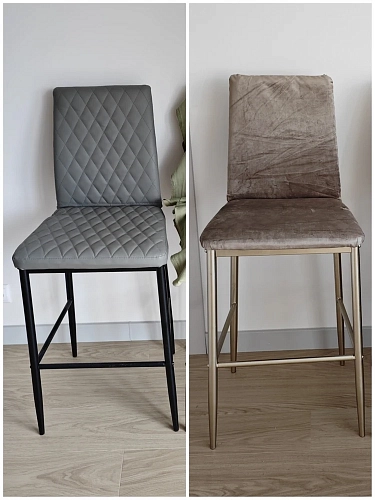 Барный стул Teon gray / black фото покупателя 1