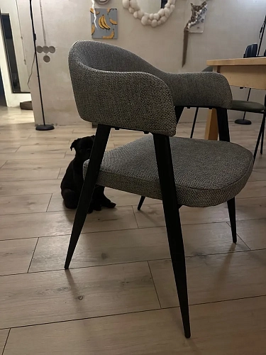 Стул на металлокаркасе Twin gray / black фото покупателя 44