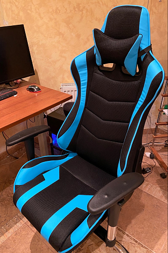 Компьютерное кресло Kano 1 light blue / black фото покупателя 127