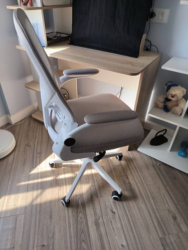 Компьютерное кресло Konfi blue / white фото покупателя 151