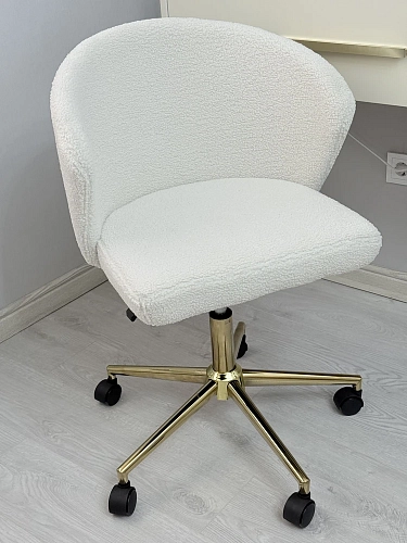 Компьютерное кресло Lika white teddy фото покупателя 9