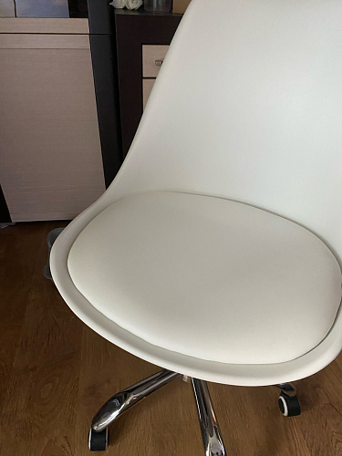 Компьютерное кресло Kolin с подушкой clear / white фото покупателя 128