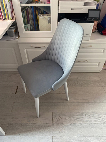 Стул на металлокаркасе Kora white / gray фото покупателя 443
