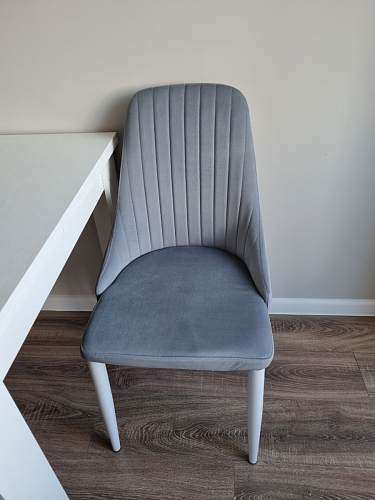 Стул на металлокаркасе Kora white / gray фото покупателя 267