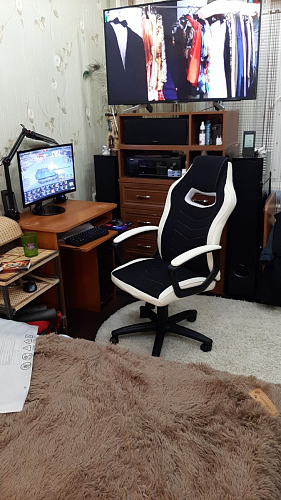 Компьютерное кресло Gamer черное / серое фото покупателя 33