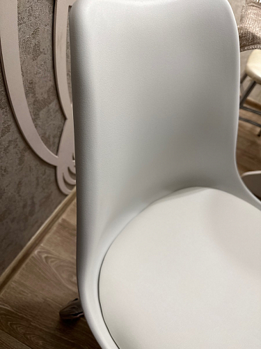 Компьютерное кресло Kolin с подушкой clear / white фото покупателя 369