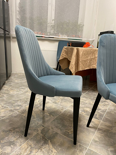 Стул на металлокаркасе Kora white / gray фото покупателя 347