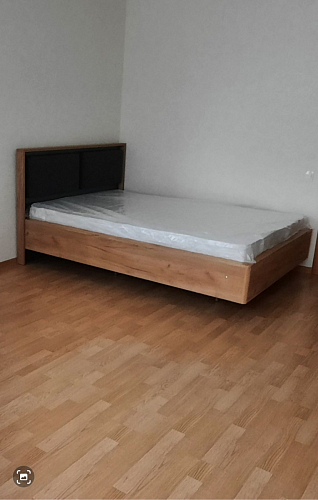 Полутораспальная кровать Клауд 140х200 парящая дуб крафт золотой / антрацит фото покупателя 787