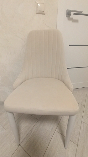Стул на металлокаркасе Kora white / gray фото покупателя 325