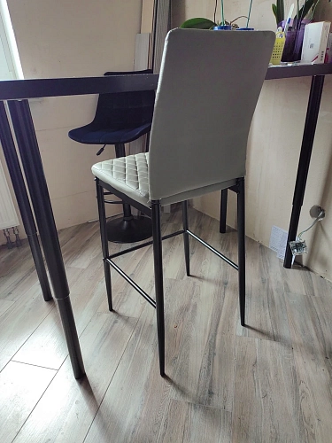 Барный стул Teon gray / black фото покупателя 4