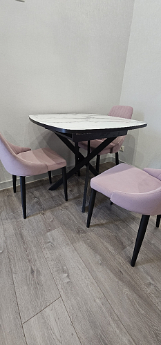 Стул на металлокаркасе Kora white / gray фото покупателя 550