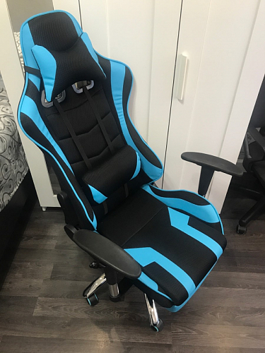 Компьютерное кресло Kano 1 light blue / black фото покупателя 93