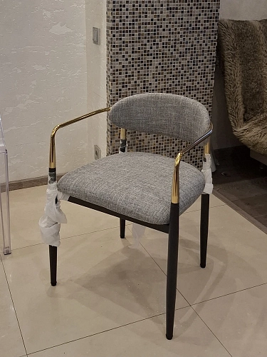 Кресло Lord gray / black / gold фото покупателя 2