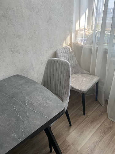 Стул на металлокаркасе Kora white / gray фото покупателя 554