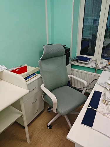 Компьютерное кресло Montana blue / white фото покупателя 5