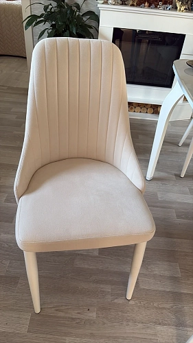 Стул на металлокаркасе Kora white / gray фото покупателя 74