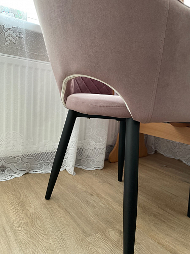 Стул на металлокаркасе Vener light purple фото покупателя 14