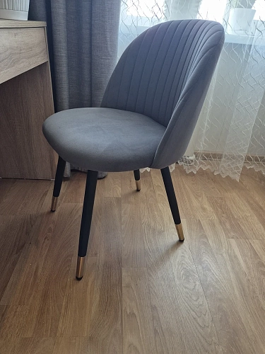 Стул на металлокаркасе Gabi wine red / black фото покупателя 20