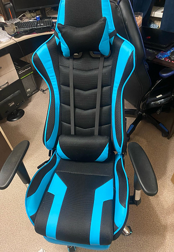 Компьютерное кресло Kano 1 light blue / black фото покупателя 66
